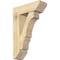 Ekena Millwork Balboa Slat Rough Sawn Bracket w/ Offset Brace, Douglas Fir, 8"W x 24"D x 36"H BKT0806X24X36BOA06RDF - alternate 1
